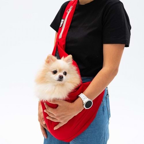 23021-PAWSTAR KIRMIZI CROSSBODY BAG