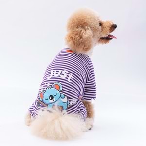 24904-PAWSTAR MOR JUST MORE PİJAMA TULUM 5Lİ SET(M-L-L-XL-2XL)