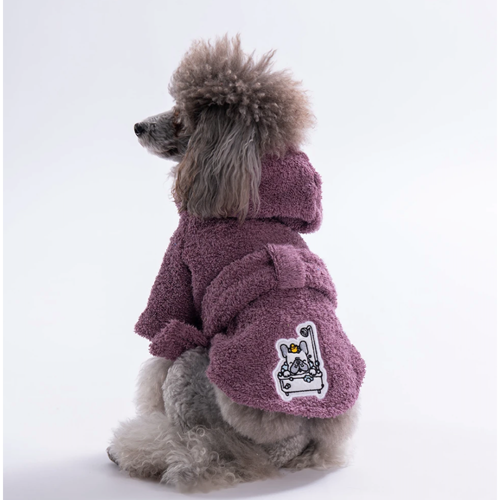 25051-PAWSTAR MOR PATTAYA BORNOZ 5Lİ SET S-M/S-M/L-XL/L-XL/2XL-3XL