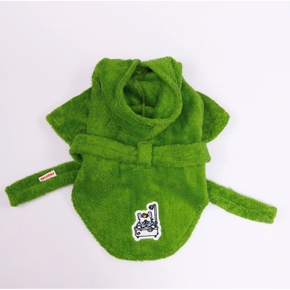 25054-PAWSTAR LIMON YEŞILI PATTAYA BORNOZ 5Lİ SET S-M/S-M/L-XL/L-XL/2XL-3XL