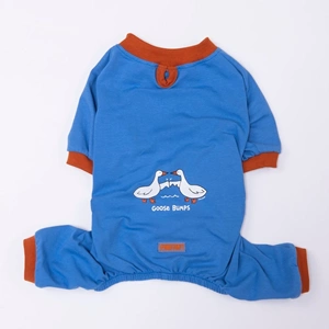 26901-PAWSTAR MAVİ DUCKS PİJAMA TULUM 5Lİ SET (M-L-L-XL-2XL)
