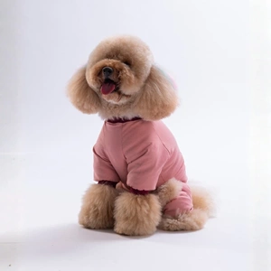 26902-PAWSTAR PEMBE LOVE AİR PİJAMA TULUM 5Lİ SET (M-L-L-XL-2XL)