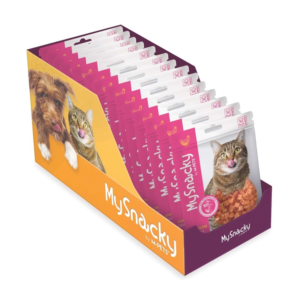 29010215 M-PETS MY SNACKY CHICKEN CRUMBS KEDİ ÖDÜLÜ 80GR