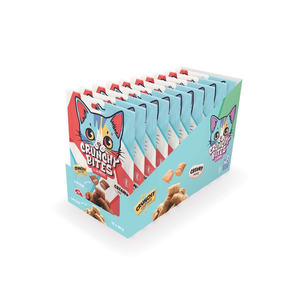 29011299 M-PETS CRUNCHY BITES BİFTEKLİ KEDİ ÖDÜLÜ 180GR