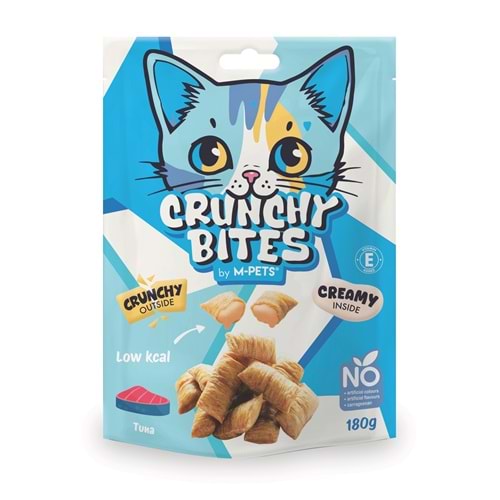 29011799 M-PETS CRUNCHY BITES TON BALIKLI KEDİ ÖDÜLÜ 180GR
