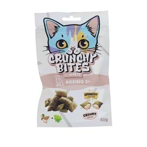 29015899 M-PETS CRUNCHY BITES AGEING 5+ FONKSİYONEL KEDİ ÖDÜLÜ 60GR