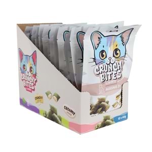 29015899 M-PETS CRUNCHY BITES AGEING 5+ FONKSİYONEL KEDİ ÖDÜLÜ 60GR