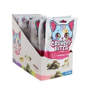 29016099 M-PETS CRUNCHY BITES URINARY CARE FONKSİYONEL KEDİ ÖDÜLÜ 60GR