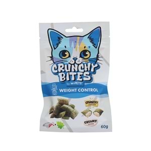 29016399 M-PETS CRUNCHY BITES WEIGHT CONTROL FONKSİYONEL KEDİ ÖDÜLÜ 60GR