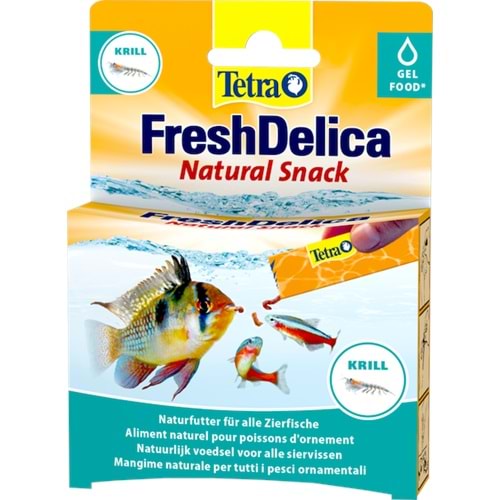 236707-TETRA FRESH DELİCA KRİLL TROPİKAL SIVI BALIK YEMİ 48GR
