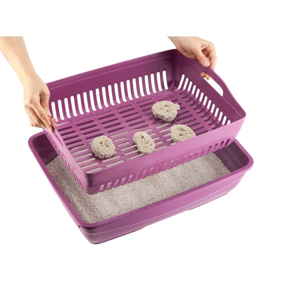 5111-ŞENYAYLA ELEKLİ AÇIK KEDİ TUVALETİ NEW