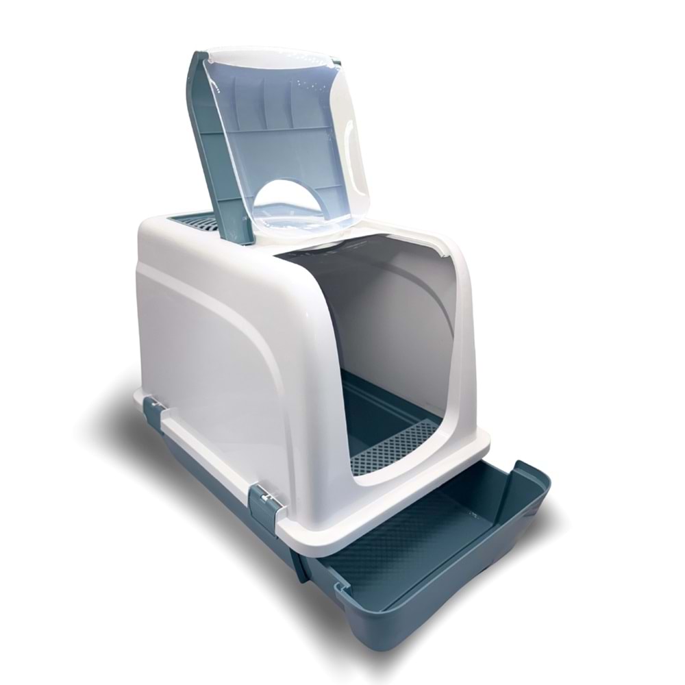 5115-ŞENYAYLA ORTA LÜX KAPALI KEDİ TUVALETİ ÇEKMEÇELİ 5Lİ PAKET