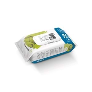 60101999 M-PETS AVOCADO KEDİ/KÖPEKLER İÇİN TEMİZLİK MENDİLİ 80Lİ