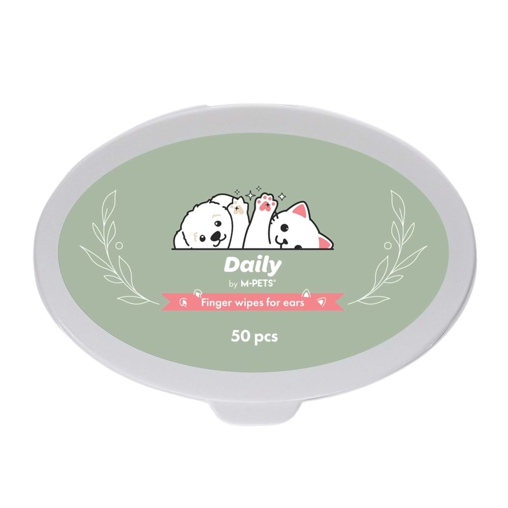 60103799 M-PETS DAİLY KEDİ ve KÖPEK KULAK TEMİZLİĞİ İÇİN PARMAK PEDİ 50Lİ