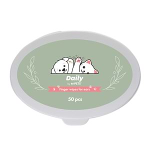 60103799 M-PETS DAİLY KEDİ ve KÖPEK KULAK TEMİZLİĞİ İÇİN PARMAK PEDİ 50Lİ