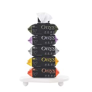 60106401 M-PETS ONYX KOKUSUZ KEDİ ve KÖPEKLER İÇİN TEMİZLEME MENDİLİ 80Lİ