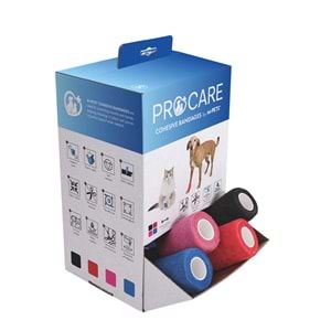60109299 M-PETS PROCARE MEDİKAL BANDAJ 30LU MİX COLOR 7,5CMX4,5M