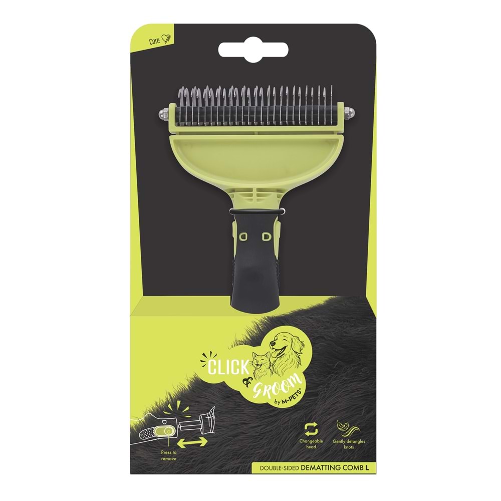 60109899 M-PETS CLICK AND GROOM KITIK AÇICI TARAK (L)