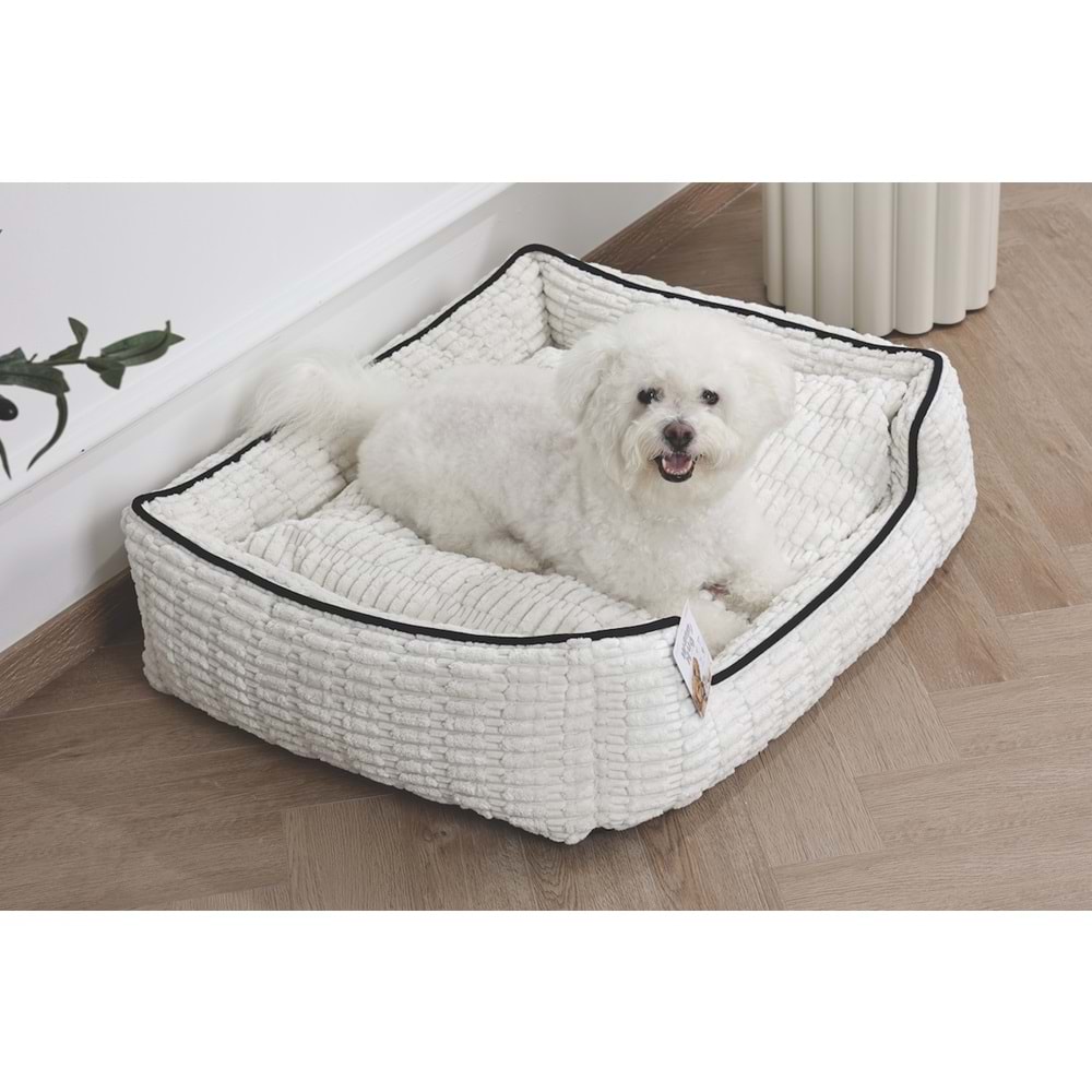 60301899 M-PETS WARM HUG YATAK (L) WHİTE