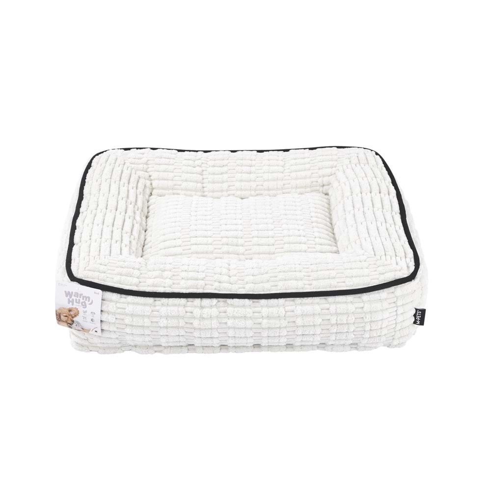 60301999 M-PETS WARM HUG YATAK (M) WHİTE