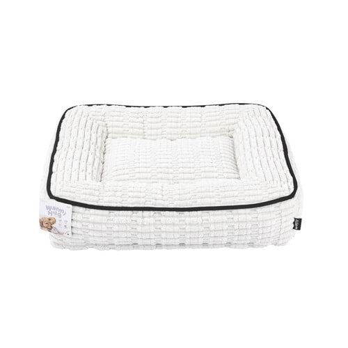 60301999 M-PETS WARM HUG BED YATAK (M) WHİTE