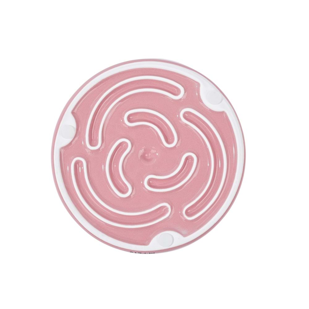 60531907 M-PETS SERENE ROSE SERAMİK YAVAŞ YEME MAMA KABI 300ML PİNK