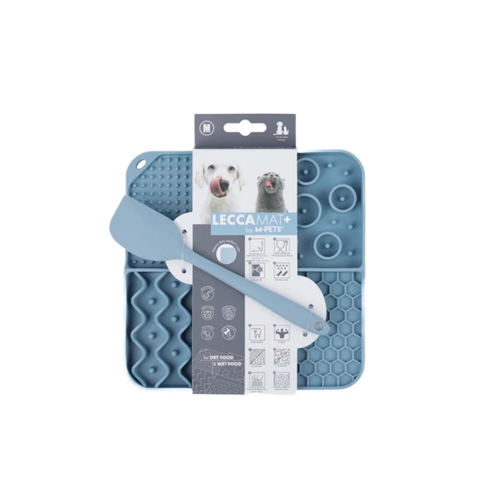 60568199 M-PETS LECCA SIVI ÖDÜL MATI KAŞIKLI SET BLUE (M)