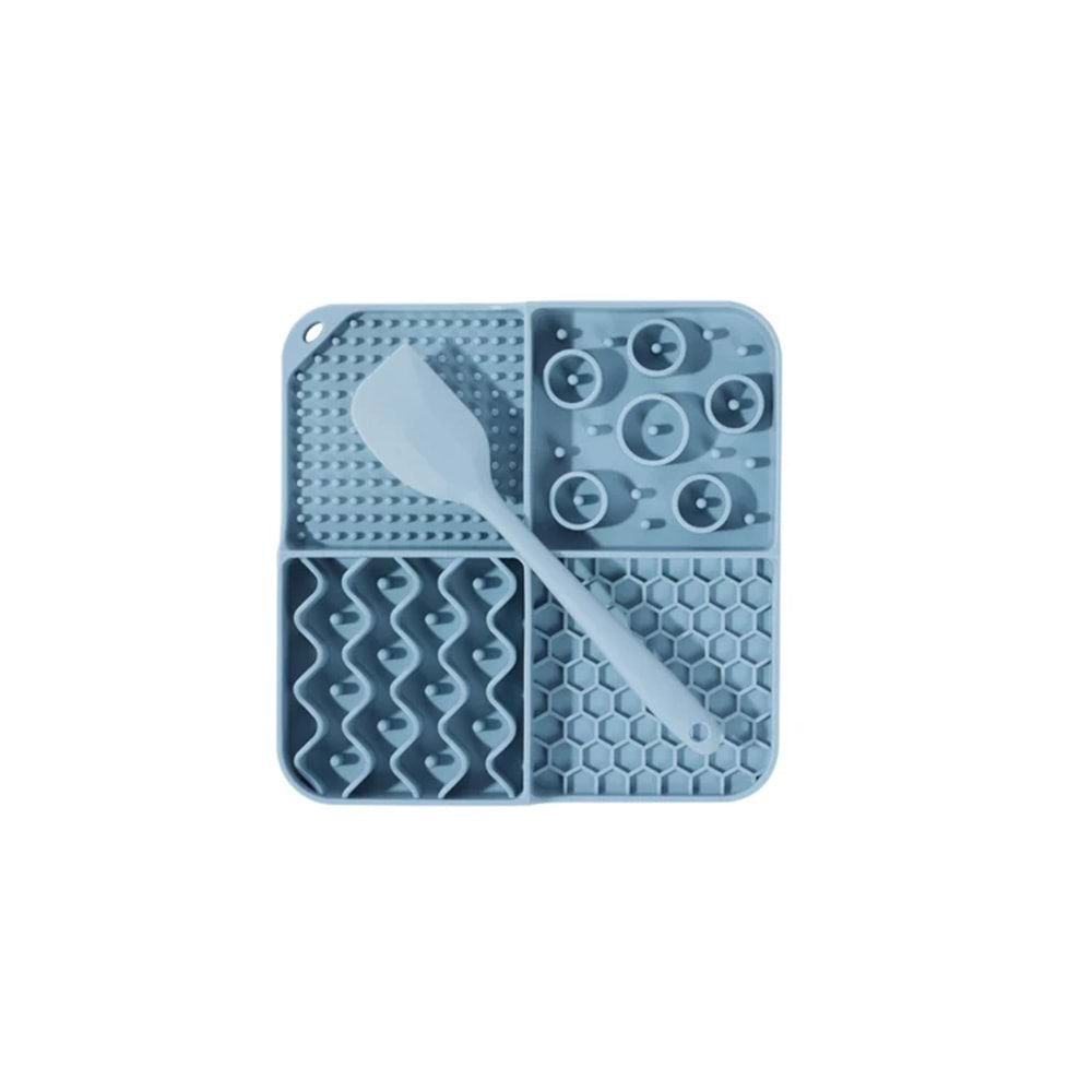 60568199 M-PETS LECCA SIVI ÖDÜL MATI KAŞIKLI SET BLUE (M)
