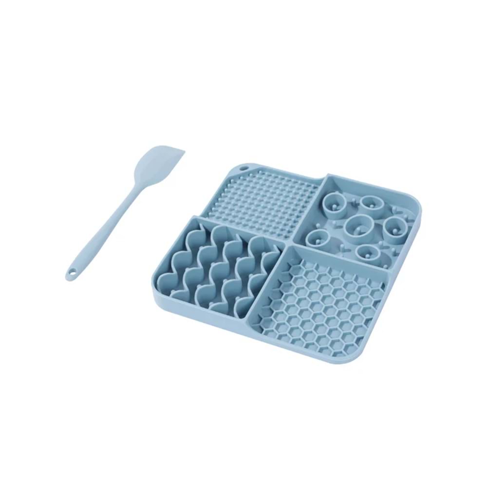 60568199 M-PETS LECCA SIVI ÖDÜL MATI KAŞIKLI SET BLUE (M)