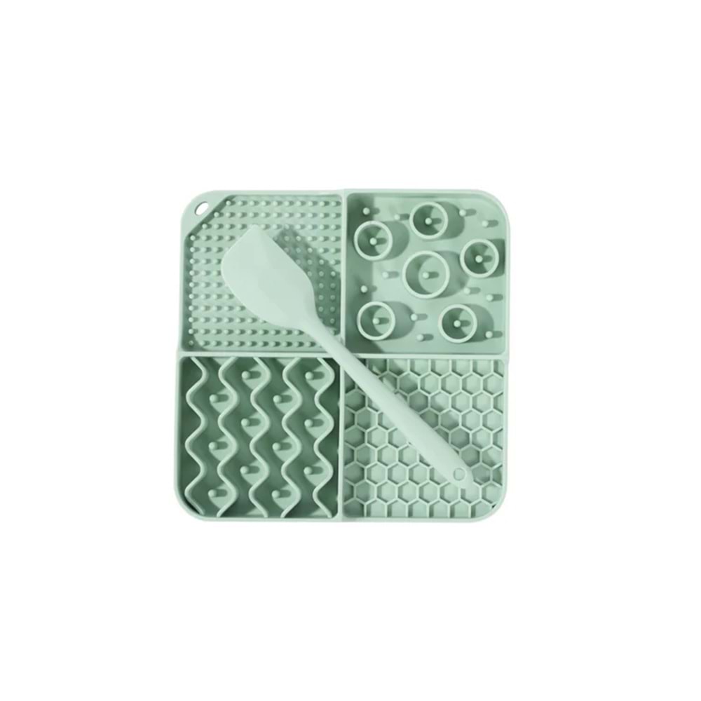 60568299 M-PETS LECCA SIVI ÖDÜL MATI KAŞIKLI SET GREEN (M)