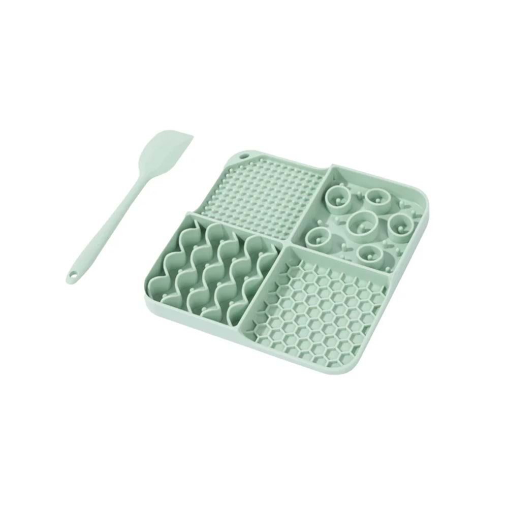 60568299 M-PETS LECCA SIVI ÖDÜL MATI KAŞIKLI SET GREEN (M)