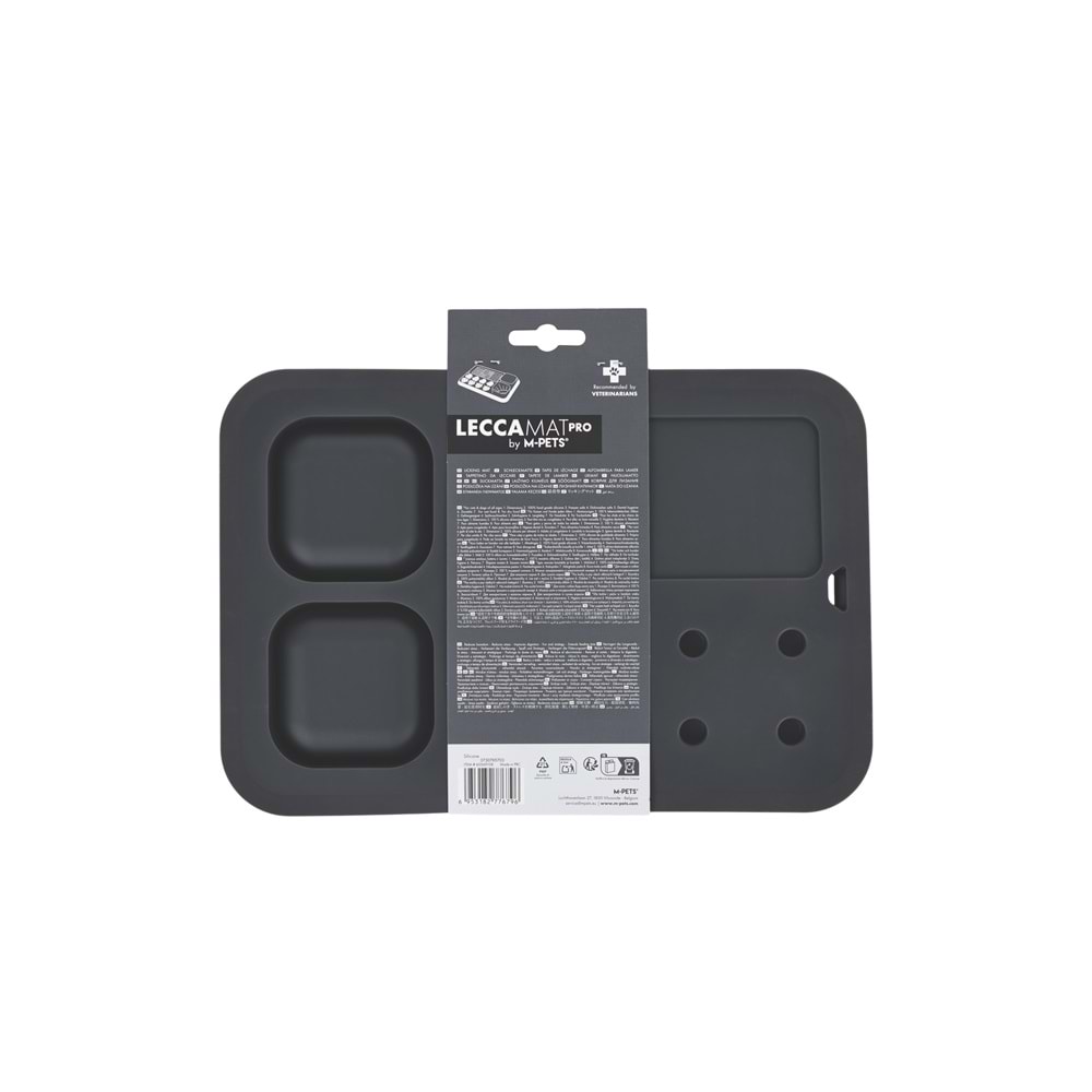 60569108 M-PETS LECCA PRO 6İN1 YAVAŞ BESLENME VE YALAMA MATI BLACK (S)