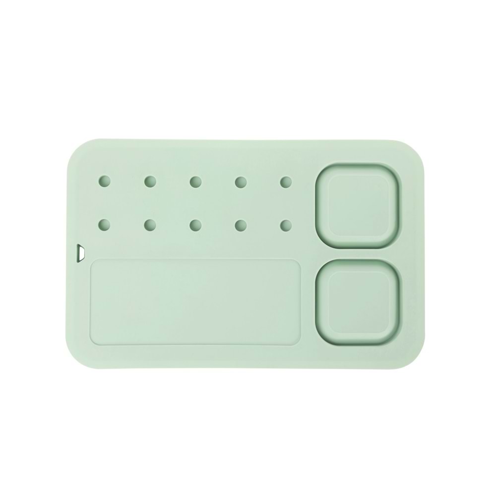 60569203 M-PETS LECCA PRO 6İN1 YAVAŞ BESLENME VE YALAMA MATI GREEN (L)