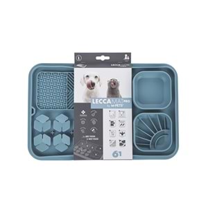 60569317 M-PETS LECCA PRO 6İN1 YAVAŞ BESLENME VE YALAMA MATI BLUE (L)