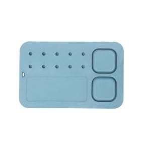 60569317 M-PETS LECCA PRO 6İN1 YAVAŞ BESLENME VE YALAMA MATI BLUE (L)