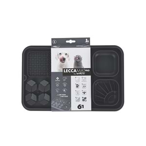 60569408 M-PETS LECCA PRO 6İN1 YAVAŞ BESLENME VE YALAMA MATI BLACK (L)