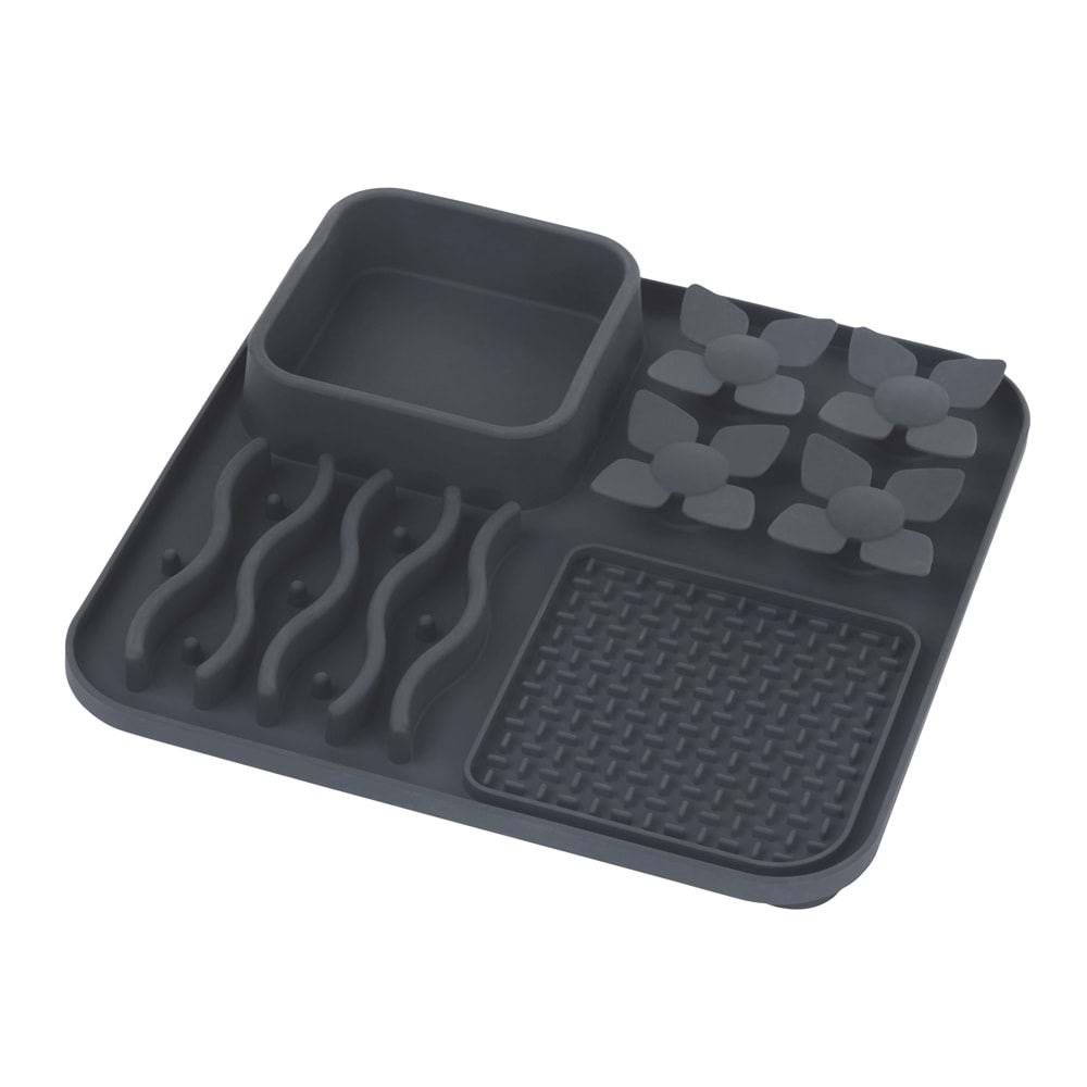 60570008 M-PETS LECCA PRO 4İN1 YAVAŞ BESLENME ve YALAMA MATI BLACK