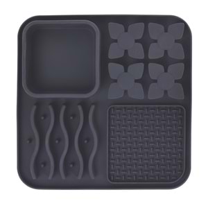 60570008 M-PETS LECCA PRO 4İN1 YAVAŞ BESLENME ve YALAMA MATI BLACK