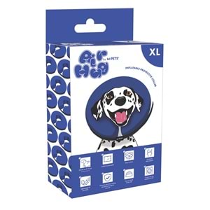 60801317 M-PETS AIR HUG ŞİŞİRİLEBİLİR KORUYUCU YAKA TASMA (XL)