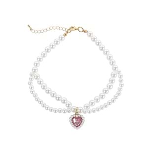 60801999 M-PETS GLAM PRESTİGE AKSESUAR PİNK HEART (L)