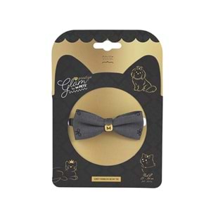 60802399 M-PETS GLAM PRESTİGE AKSESUAR PAPYON GREY