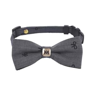 60802399 M-PETS GLAM PRESTİGE AKSESUAR PAPYON GREY