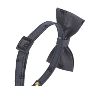 60802399 M-PETS GLAM PRESTİGE AKSESUAR PAPYON GREY