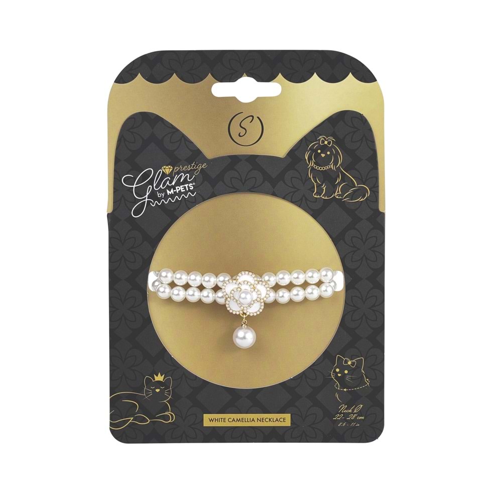 60803199 M-PETS GLAM PRESTİGE AKSESUAR WHİTE CAMELLİA (S)