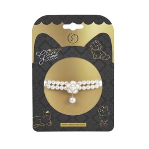 60803199 M-PETS GLAM PRESTİGE AKSESUAR WHİTE CAMELLİA (S)