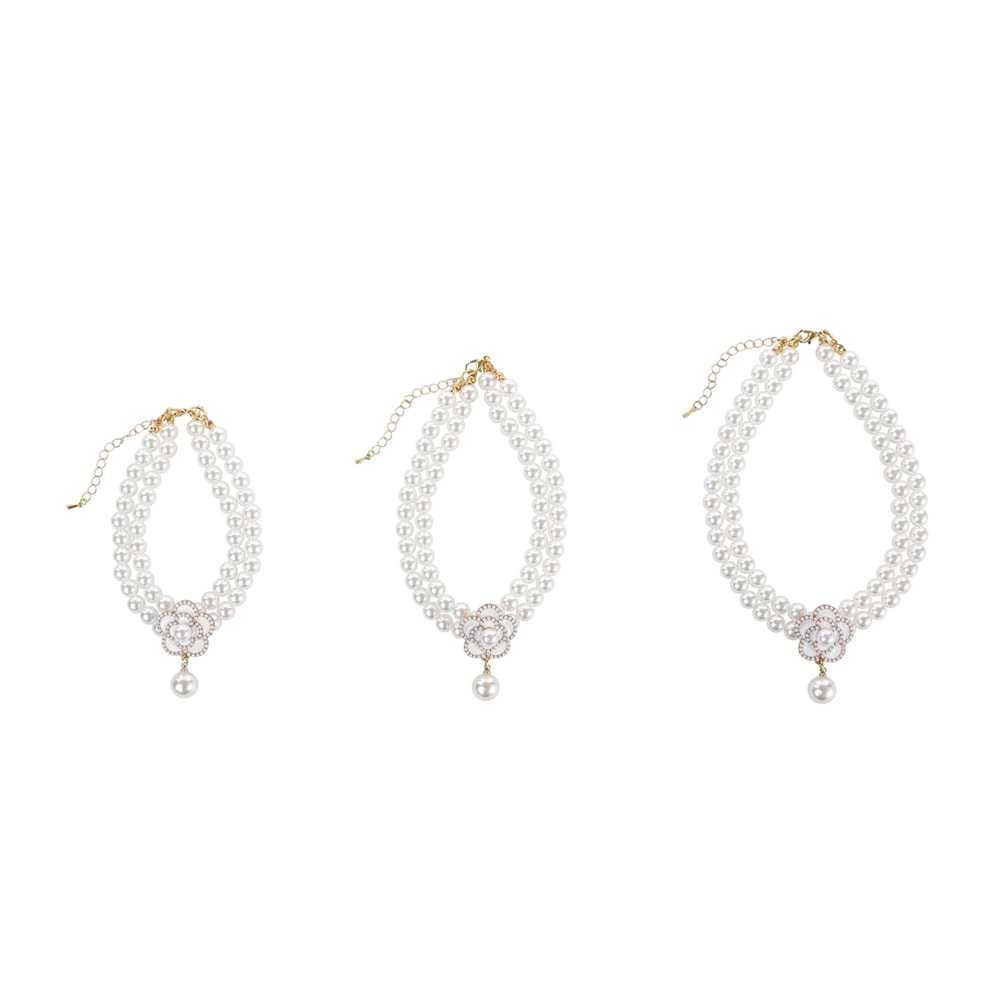 60803199 M-PETS GLAM PRESTİGE AKSESUAR WHİTE CAMELLİA (S)