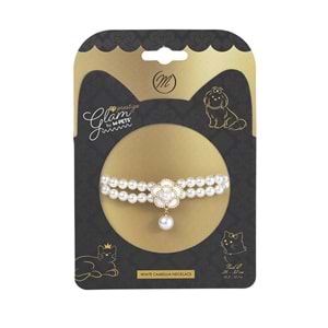 60803299 M-PETS GLAM PRESTİGE AKSESUAR WHİTE CAMELLİA (M)