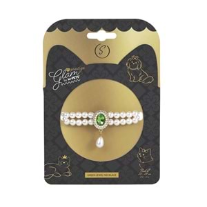 60803799 M-PETS GLAM PRESTİGE AKSESUAR GREEN EMERALD (S)