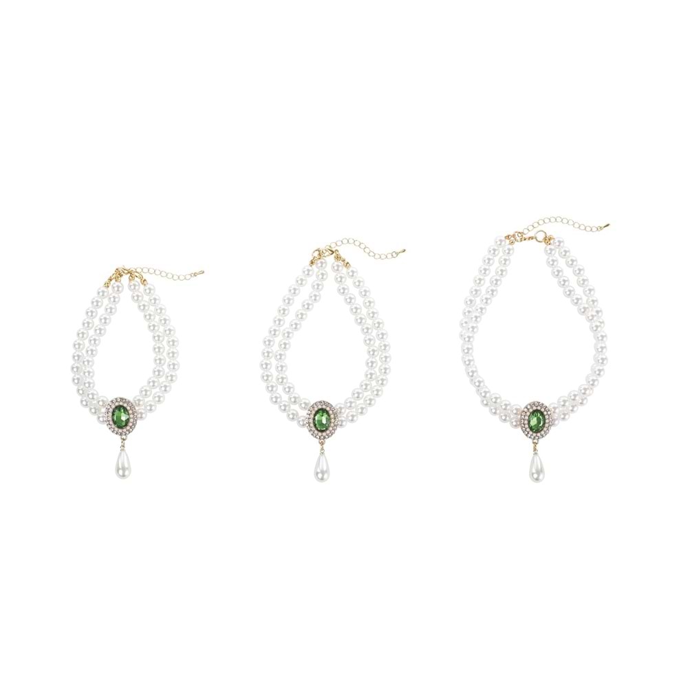 60803899 M-PETS GLAM PRESTİGE AKSESUAR GREEN EMERALD (M)