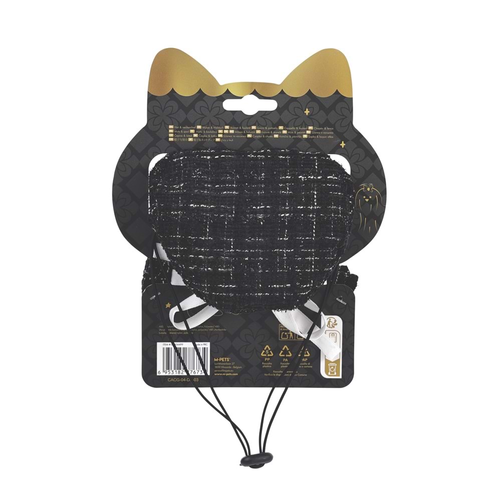 60804499 M-PETS GLAM PRESTİGE AKSESUAR CLOTHİNG SET BLACK